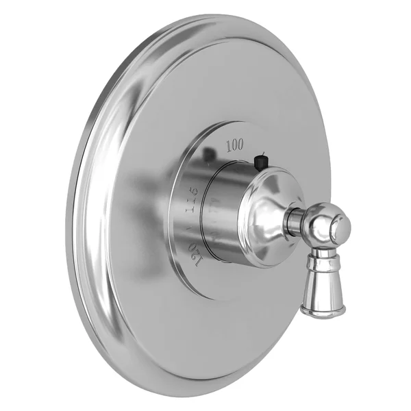 Newport Brass 3-2414TR/15A Aylesbury Round Thermostatic Trim Plate with Handle Antique Nickel