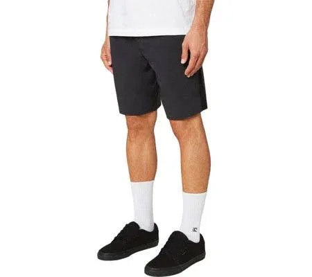 O&Neill Men's Interval Hybrid Shorts - Large, Black