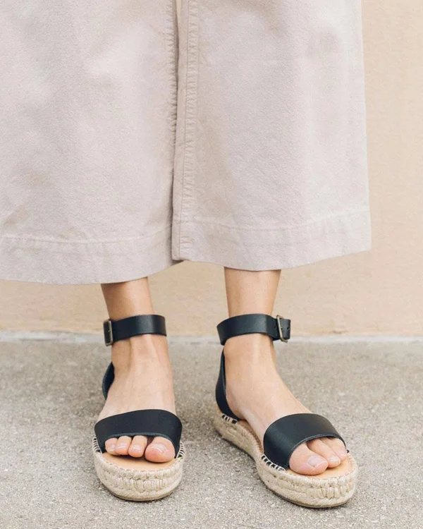 Soludos Cadiz Sandal - Platinum - 7.5