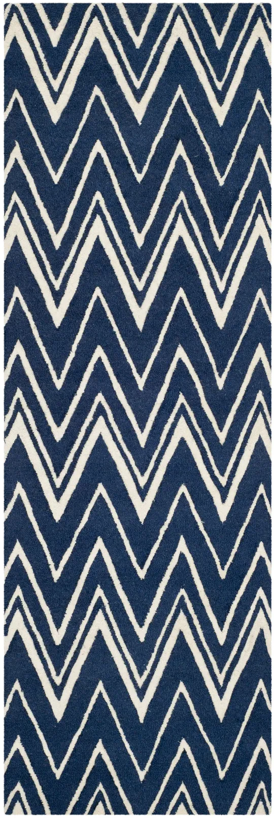 Safavieh Cambridge Navy & Ivory 2&-6x22 x 12& Rug