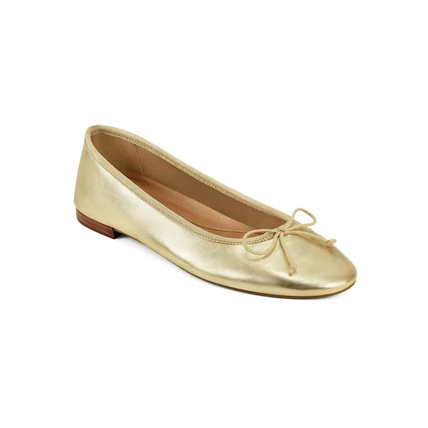 Aerosoles Women's Platinum Homerun Ballet Flat, Size: 10.5, Gold Metallic Leather
