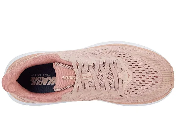 Hoka One One Women's Clifton 7 Misty Rose - Cameo Brown