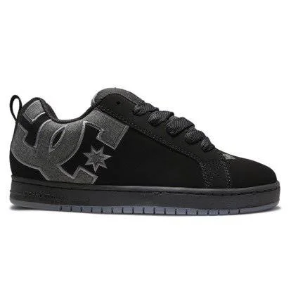 DC Court Graffik - Mens 8.5 Black Skate Medium