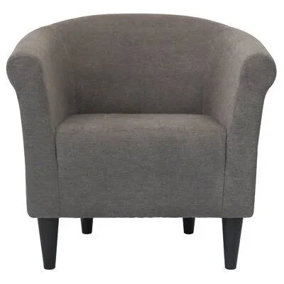 Zipcode Design Liam Barrel Chair Upholstery: Graphite