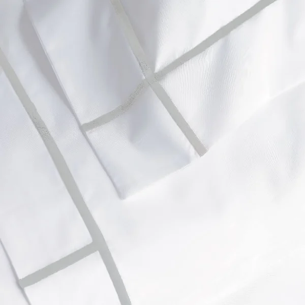 Yves Delorme Athena Flat Sheet, Full/Queen - Platine