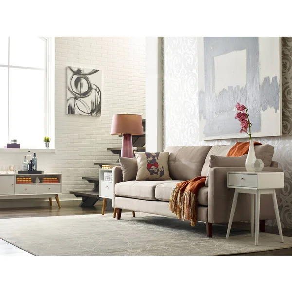 Elle Decor Lilou Media CONSOLE - French White