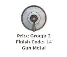Brasstech 112/14 Garbage Disposer Flange Gun Metal