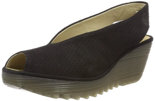 Fly London Yazu736fly - Black - Wedge Sandals