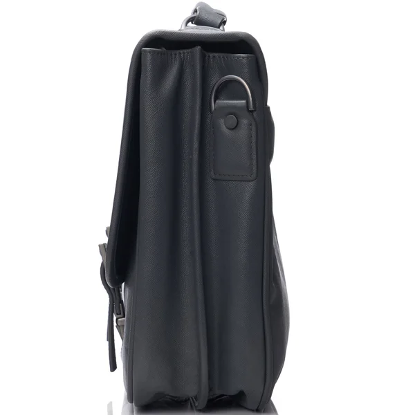 Alpine Swiss Genuine Leather 15.6” Laptop Briefcase Flap Over Messenger Bag, 16" x 12.5" x 4"