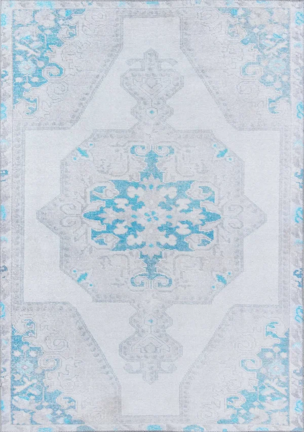 Momeni Afshar Area Rug, Grey, 3& x 5&