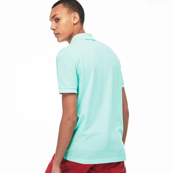 Lacoste Men's Petit Piqué Slim Fit Polo Shirt : Light Green