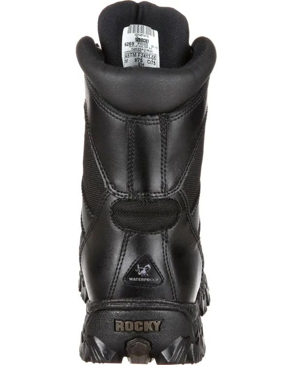 Rocky Work Boots Mens 8x22 AlphaForce Waterproof ct Black FQ0006269