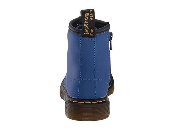 Infant Dr. Martens Brooklee Boot - Kids Unisex, Size: 7 M, Blue Romario Waxy Leather