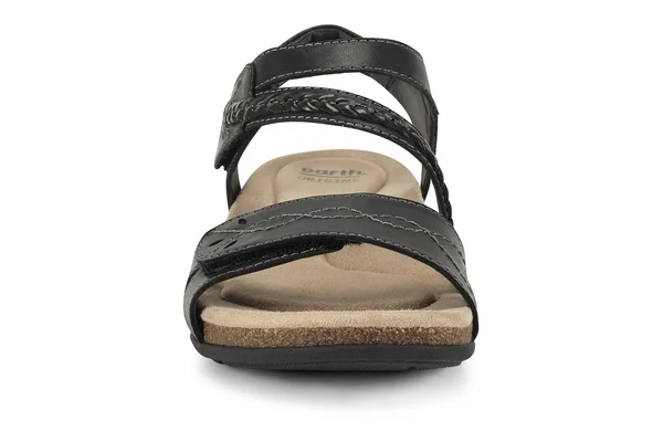 Earth Origins Bria Women's Sandals, Size: 6 Wide, Black