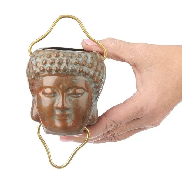 Good Directions Buddha 8.5 ft. Pure Verdigris Copper Rain Chain