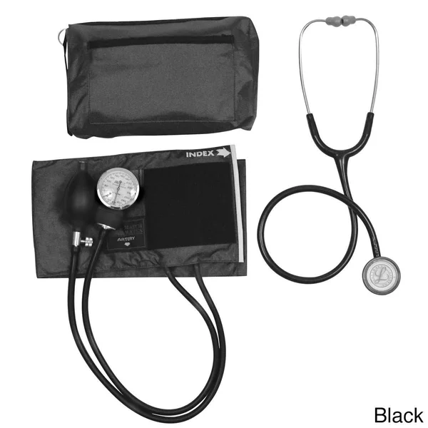 Mabis MatchMates Combination Kit with A 3M Littmann Classic II S.E. Stethoscope- Black
