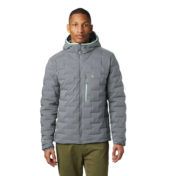 Mountain Hardwear Super/DS Stretchdown Hooded J - S - Manta Grey