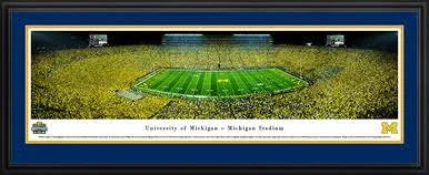 Michigan Football - Under The Lights - 2013 50 Yard Line - Blakeway Panoramas Print