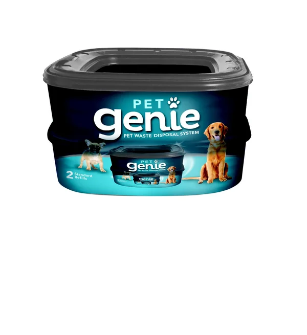 Pet Genie Pet Waste Disposal System, 2 Pack Refill