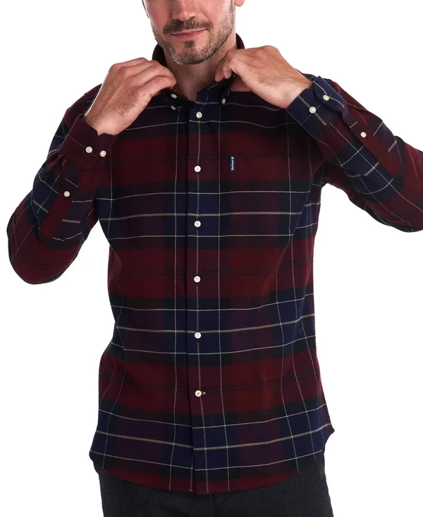 Barbour Lustleigh Check Shirt Red