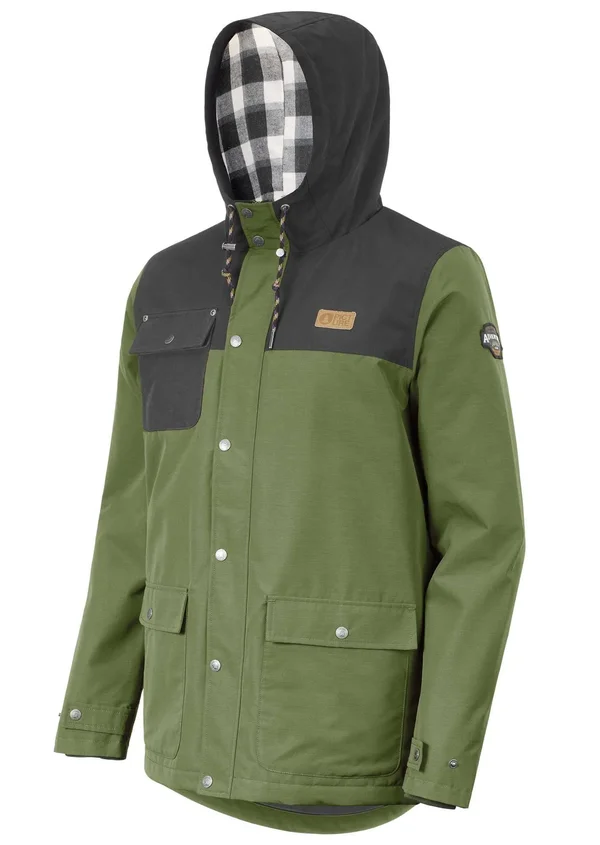Picture Jack Jacket Colorblock-green, Mens Casual Jacket, Size S - Color Army Green