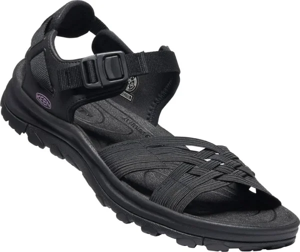 Keen Women's Terradora II Open Toe Sandal - 6 - Black - African Violet