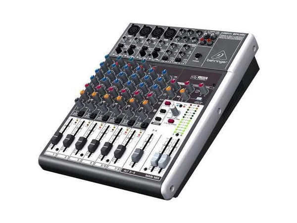 Behringer 12-Input 2-Bus Mixer - XENYX/EQ 1204USB w/ Pro DJ Bundle
