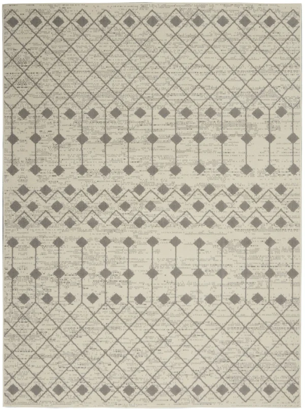 Nourison Grafix GRF37 Area Rug - Grey, 8&6x22x12&