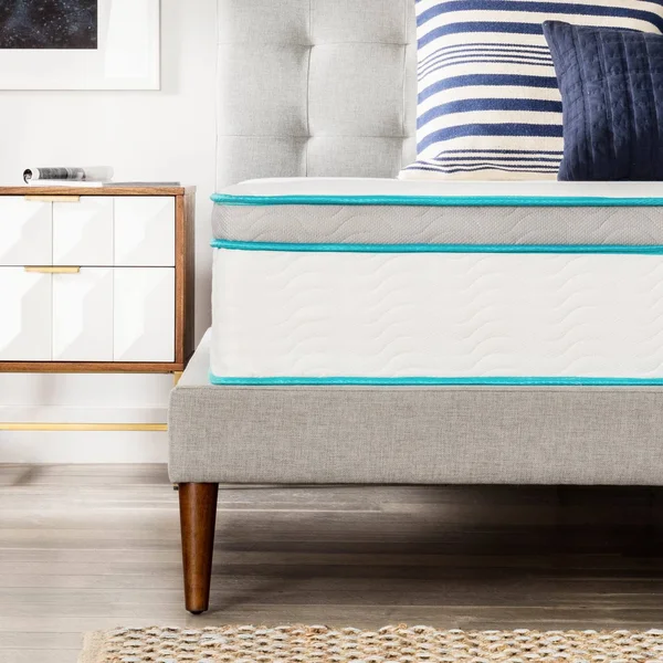 Linenspa Essentials 12" Gel Hybrid - Twin Mattress in A Box