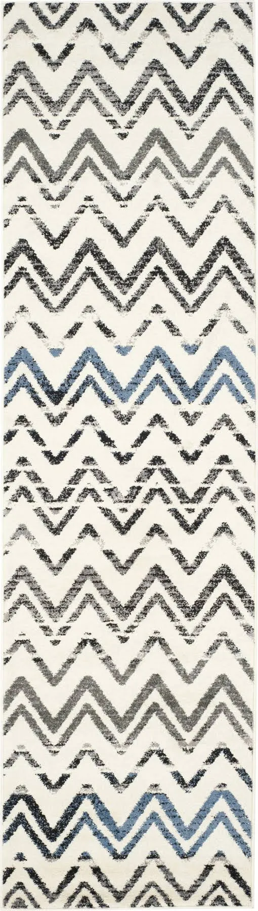 Safavieh Evoke 498 Cream - Blue 5&-1x22 x 7&-6x22 Rug