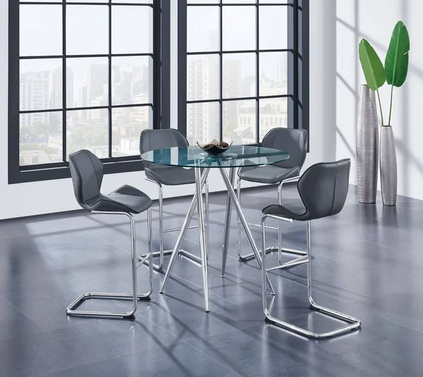 Global Furniture Bar Table Chrome