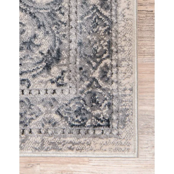 Unique Loom Wilson Chateau Area Rug - 10& x 14& 5 (Dark Blue)