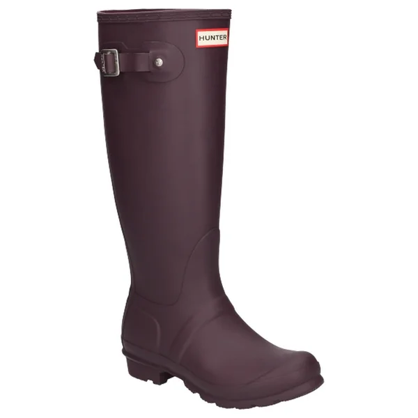 Hunter Original Tall Waterproof Rain Boot Black Grape 8M at Nordstrom Rack - Womens Shoes - Womens Winter Boots