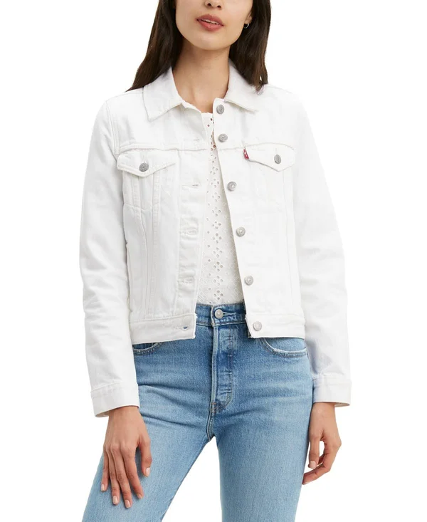 Levi&s Original Trucker Jacket - Women's - White Lie M