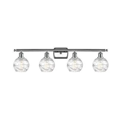 Harto Dimmable Vanity Light Orren Ellis Finish: Polished Chrome, Bulb Type: 60 Watt Vintage Incandescent Bulb, Number of Lights