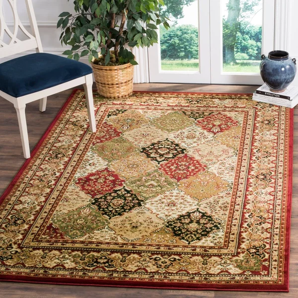 Safavieh Lyndhurst LNH221B 2&3x22 x 16&0x22 Runner Multi, Red Area Rug