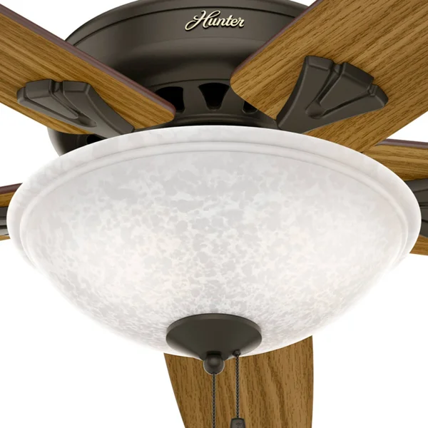 Hunter 51122 Stockbridge 70x22 Ceiling Fan with LED Lights - Brushed Nickel