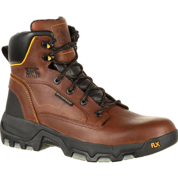 Men's Georgia Boot GB00168 6 inch FLXpoint WP Composite Toe Work Boot - Brown
