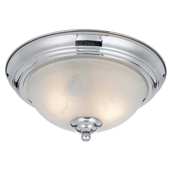 Lumenno Value 2 Light Flush Mount - Silver