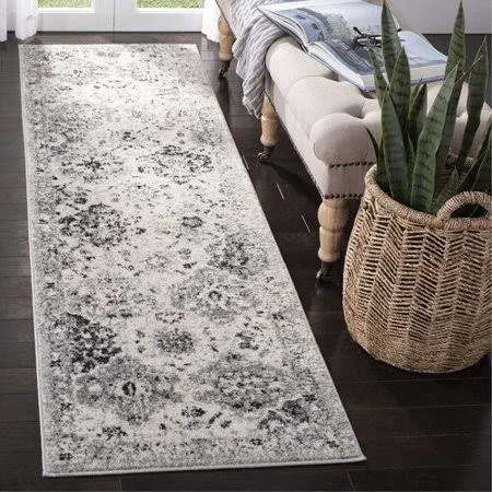Ophelia & Co. Julianna Silver/Gray Area Rug - Size: Runner 2&3 inch x 10&