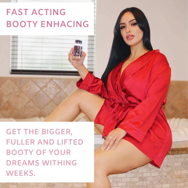 Booty Maxx Cream and Pills Kit - Big Booty Cream Enlargement - Bigger Butt Cream - Bigger Butt Pills for Women - Butt Growth Pil