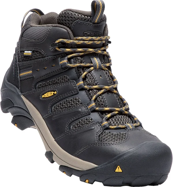 Keen Utility Men's Lansing Mid Steel Toe Waterproof Work Boot