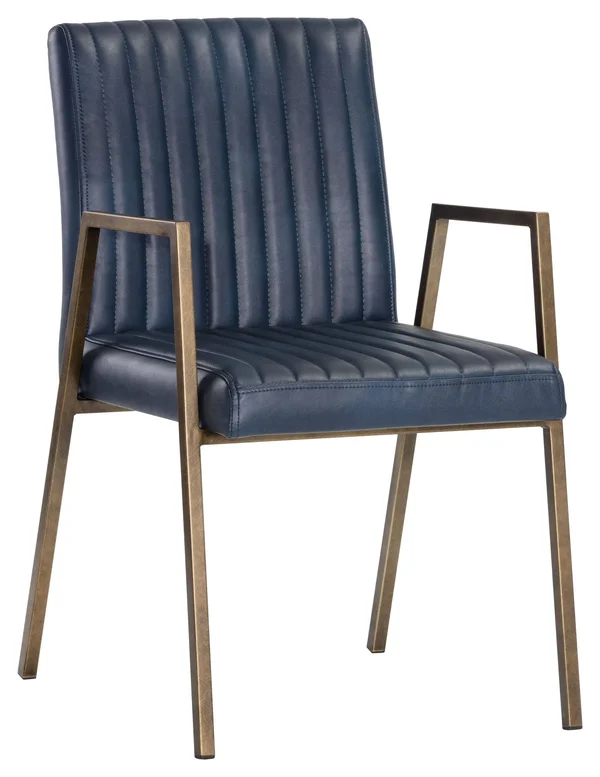 Sunpan Ikon Homer Dining Armchair - Bravo Admiral