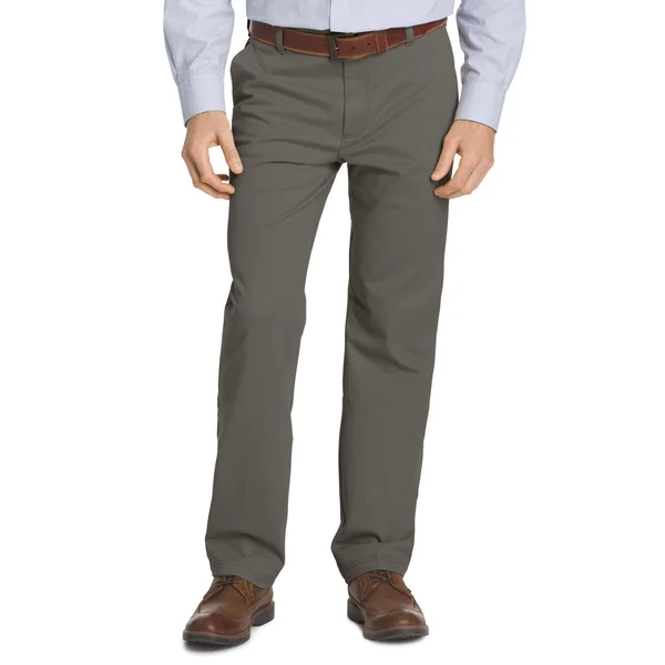 Izod Big & Tall Performance Straight-Fit Flat Front Chinos