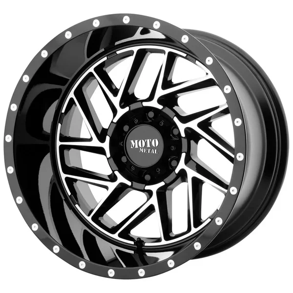 Moto Metal Breakout 20x9 6x139.70 Gloss Black Machined (0 mm)