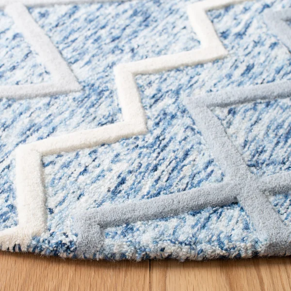 Safavieh Glamour Rug Collection GLM634A - Ivory - Grey - 9& x 12&