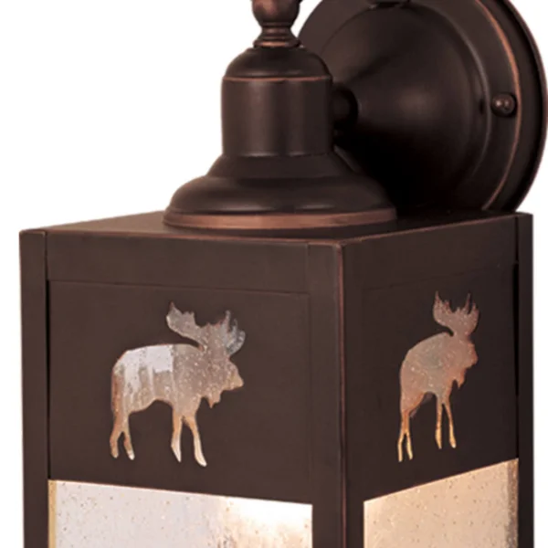 Vaxcel Ow24963bbz Yellowstone 5-Inch Outdoor Wall Light Burnished Bronze