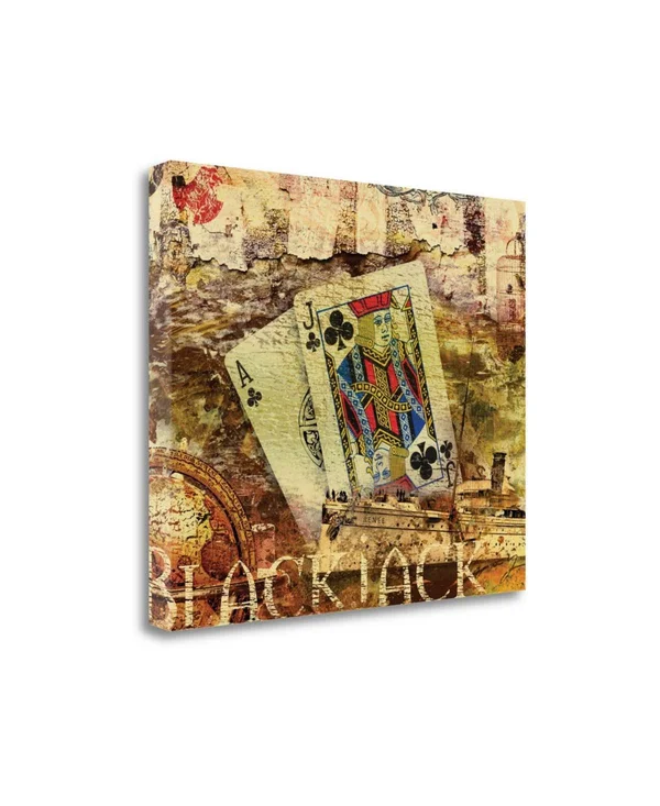 28x22 x 33x22 Black Jack by Eric Yang Fine Art Giclee Print