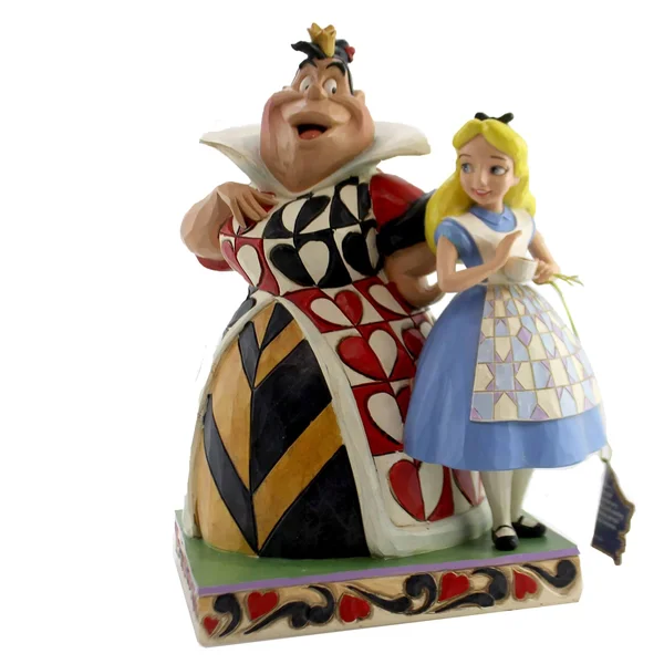 Jim Shore Disney Traditions Alice and Queen of Hearts Figurine