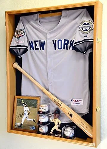 sfDisplay Extra Deep Jacket - Uniform, Jersey Shadow Box Display Case Cabinet w/98% UV PROT